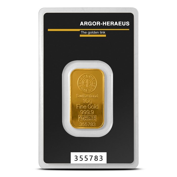 Buy 1 Gram Argor Heraeus Gold Bar (New w/ Assay) - Image 2